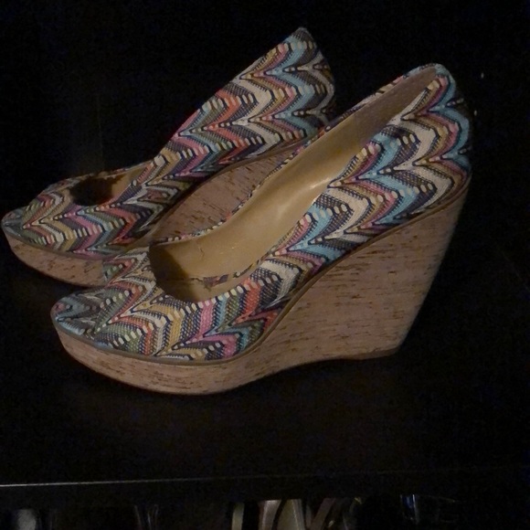 Nine West Multi Colour Wedges - Picture 2 of 3